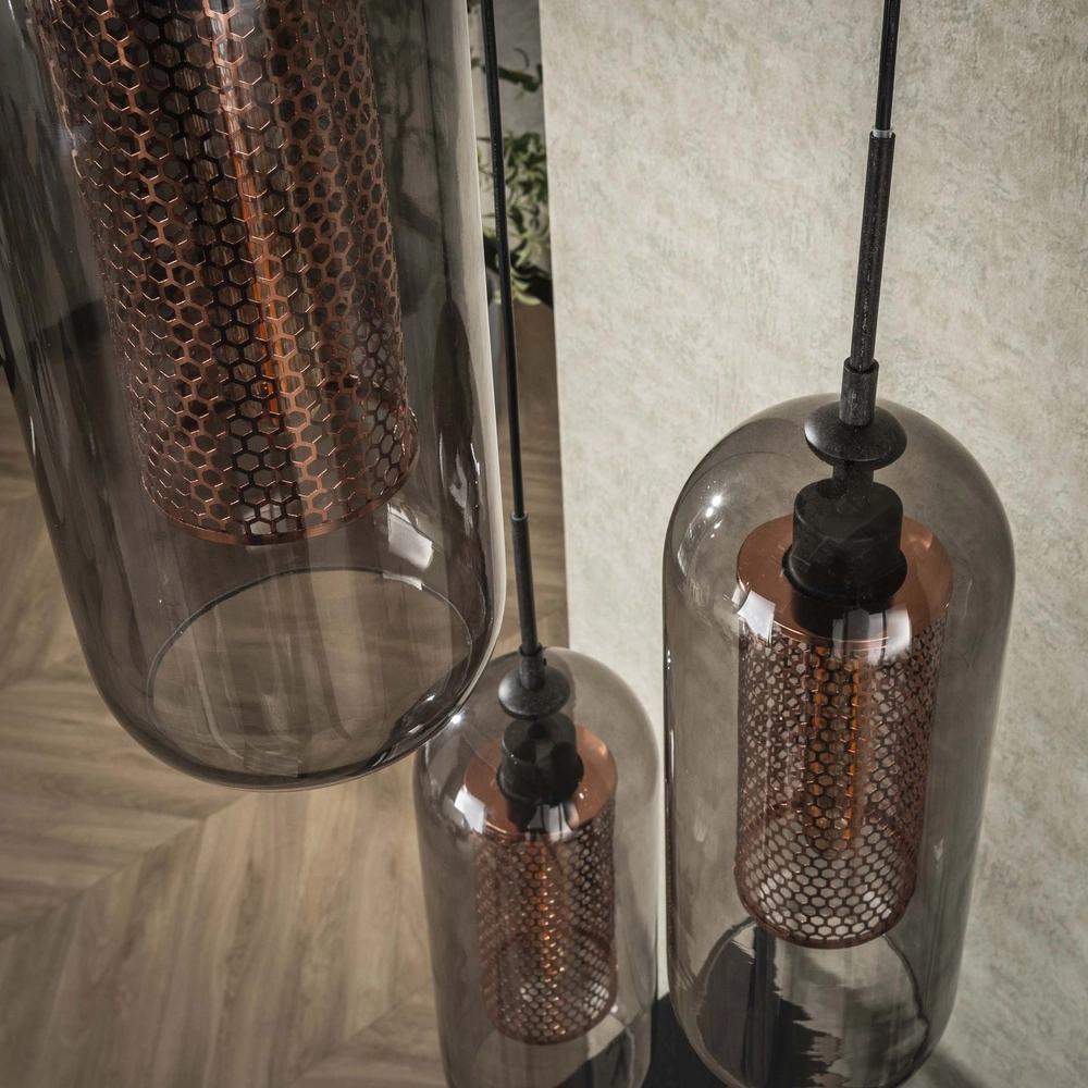 Coffee table pendant lamp Smoke Ø 35cm Lyora 8716803512122