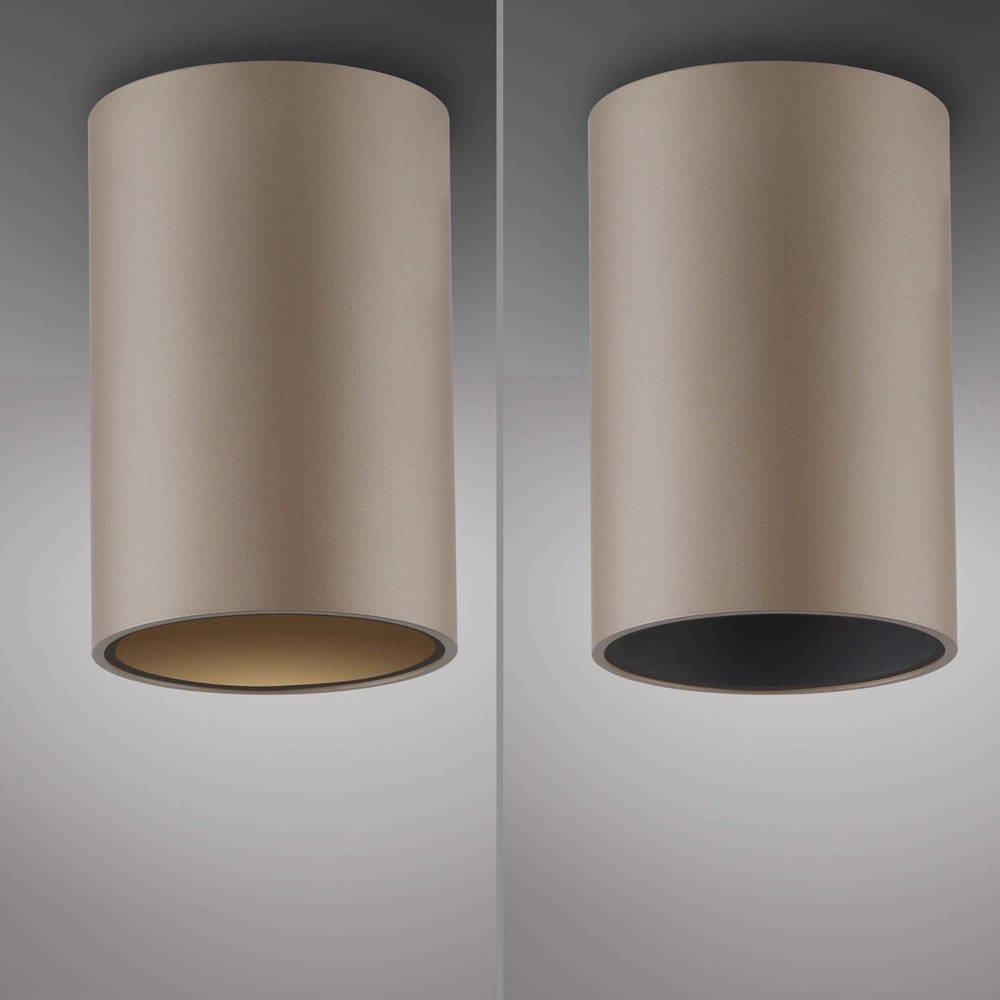 Ceiling surface-mounted spot Pure Point Ø 6cm - bronce Paul Neuhaus 4012248395691
