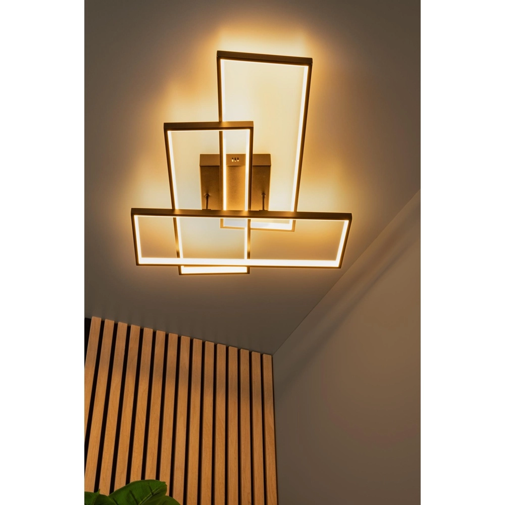 Design ceiling light Lokero Black Lucide 5411212782953
