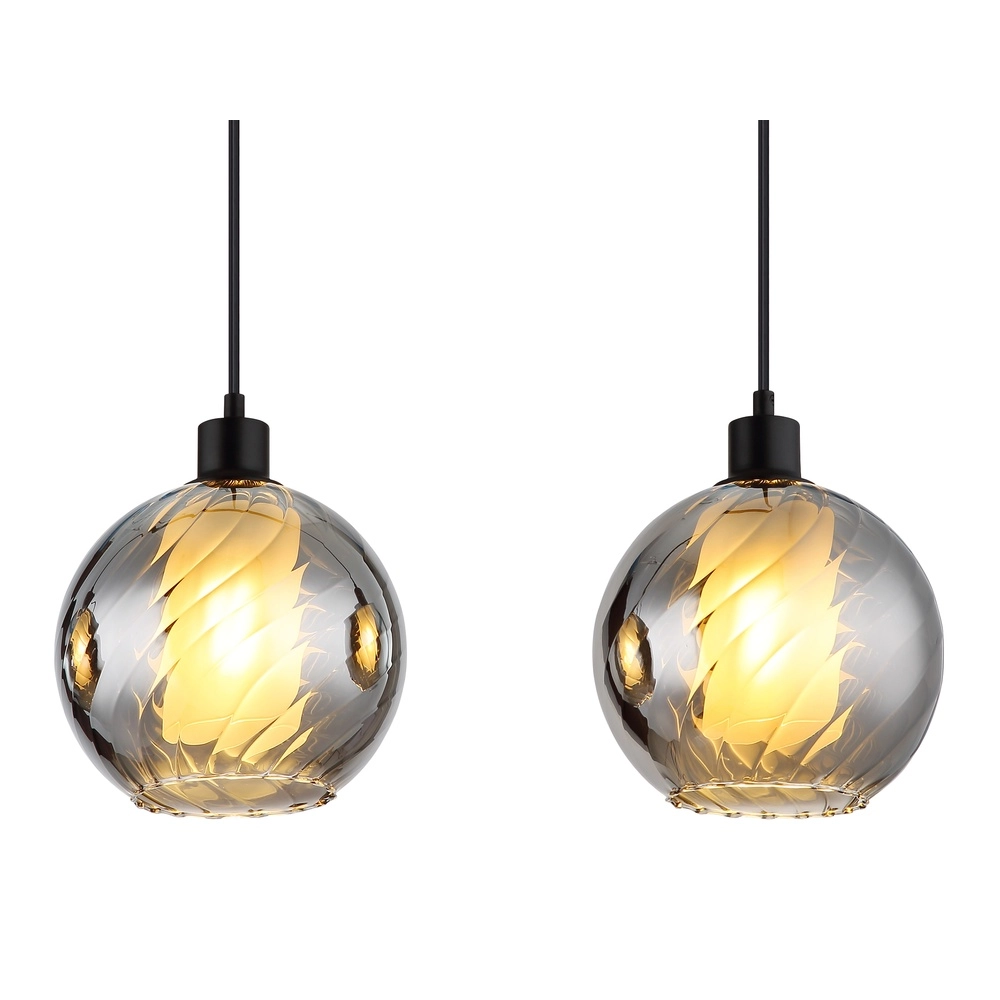 Design pendant lamp Ulf 4-light black Globo 9007371522712