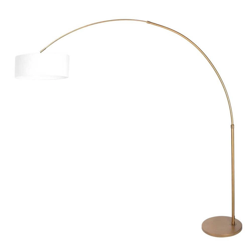 Arc lamp Sparkled Light bronze with coarse white shade Ø 45cm Steinhauer 8712746179859