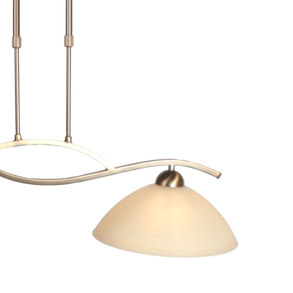 Classic pendant lamp Anthea 2-light bronze Steinhauer 8712746180206