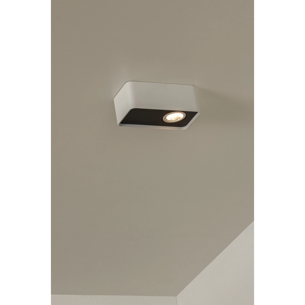 1-light ceiling lamp Angular white Premium by Lucide 5411212234391