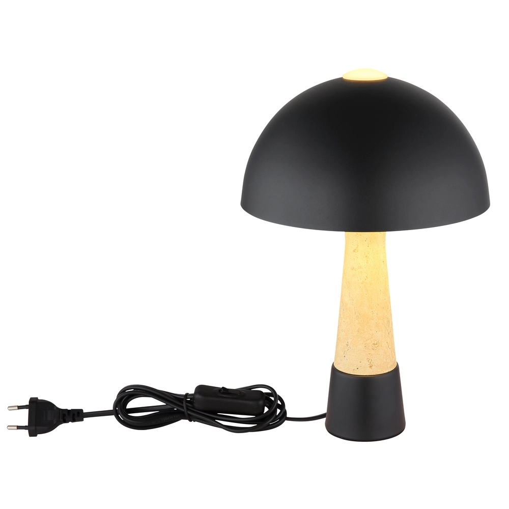 Unique table lamp Paulin Ø 25cm black Globo 9007371573059