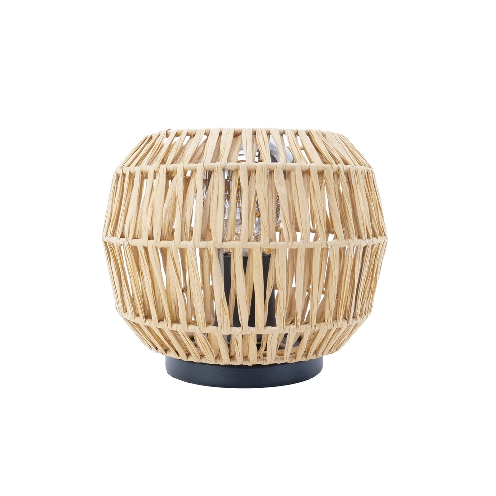 Rattan table lamp Sheldon Ø 21cm Eglo 9008606359806