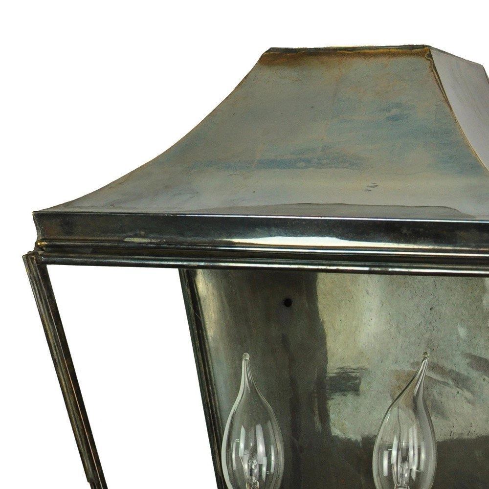 Country wall lamp Knightbridge 2-light 42cm - polished gold (pbul) Limehouse