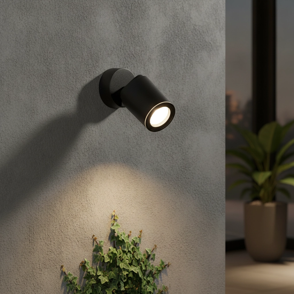 Wall spotlight Spy black