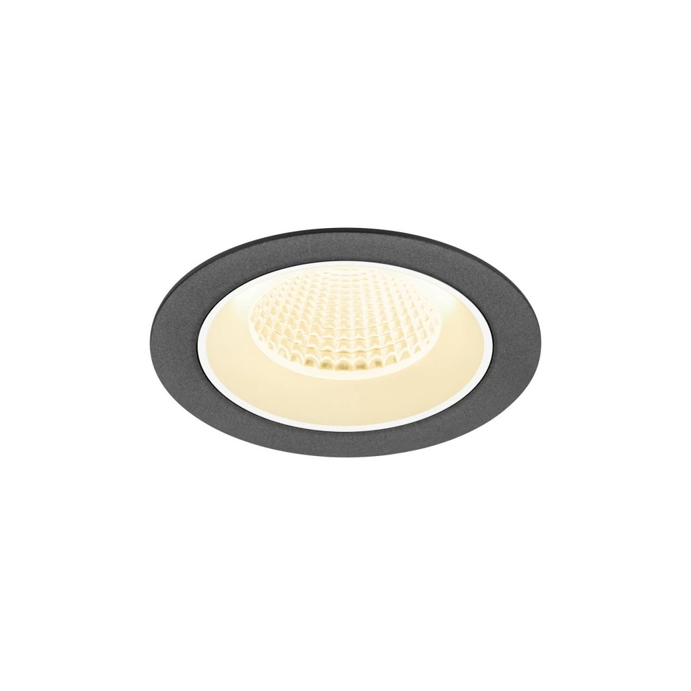 Recessed spotlight Numinos M black/white 3000K - 40deg
