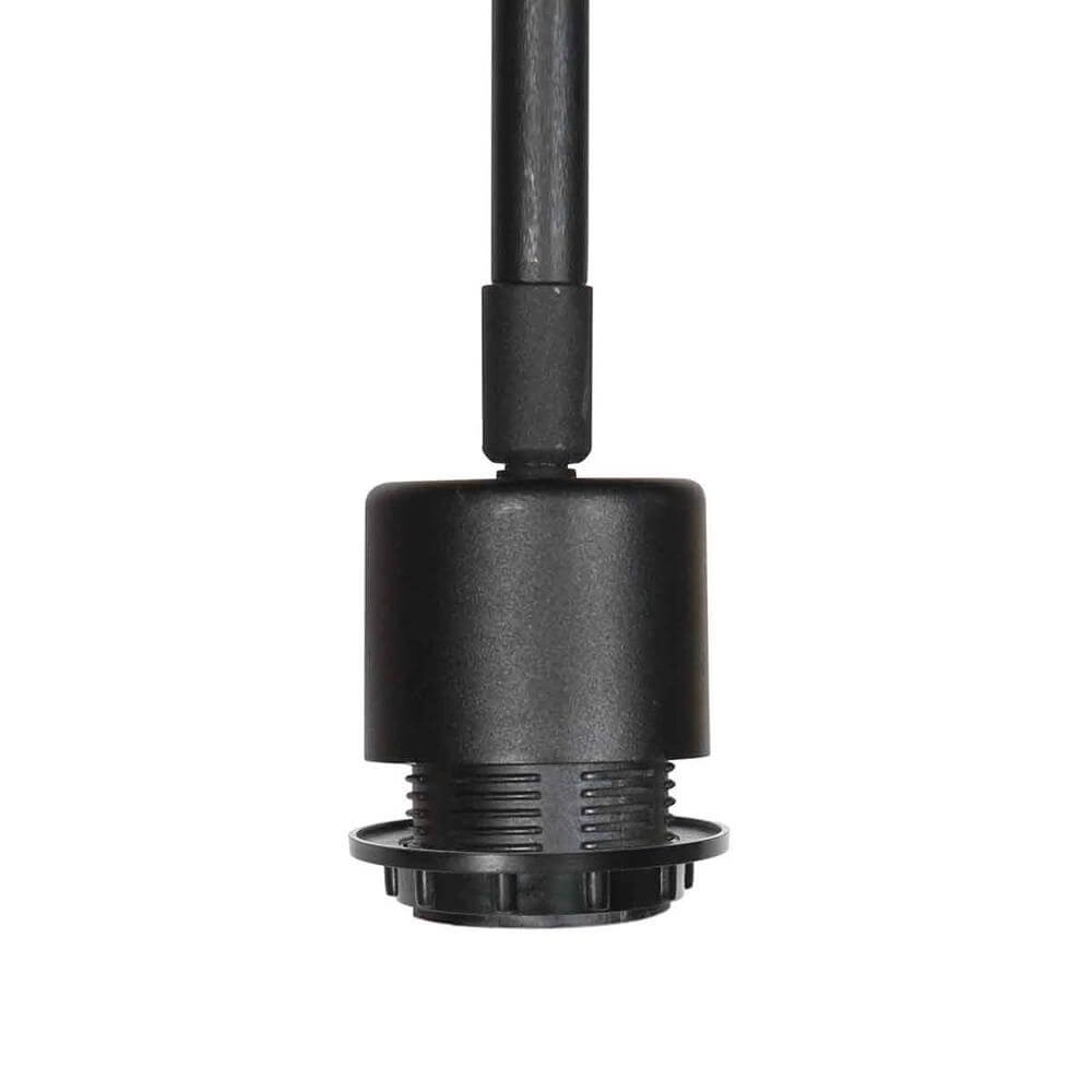 Wall lamp Bloeba black with silver grey shade Steinhauer 8712746177107
