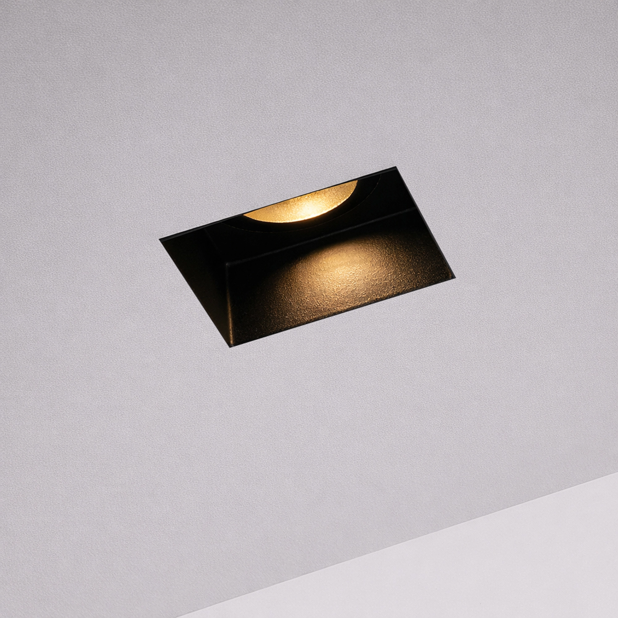 Recessed spotlight Zelda Square Black