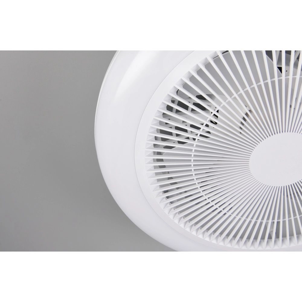Design fan Holmsund white Ø 46cm with RGB function Trio 4017807688665