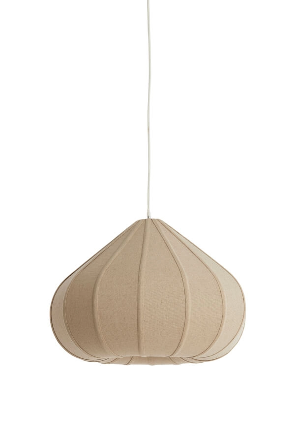 Cream pendant lamp Zubeda Ø 50cm Light & Living 8717807763718