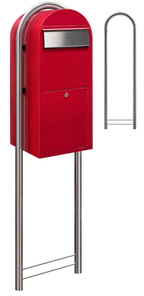Mailbox Jumbo 3001 i Bright red Bobi 6417237026187