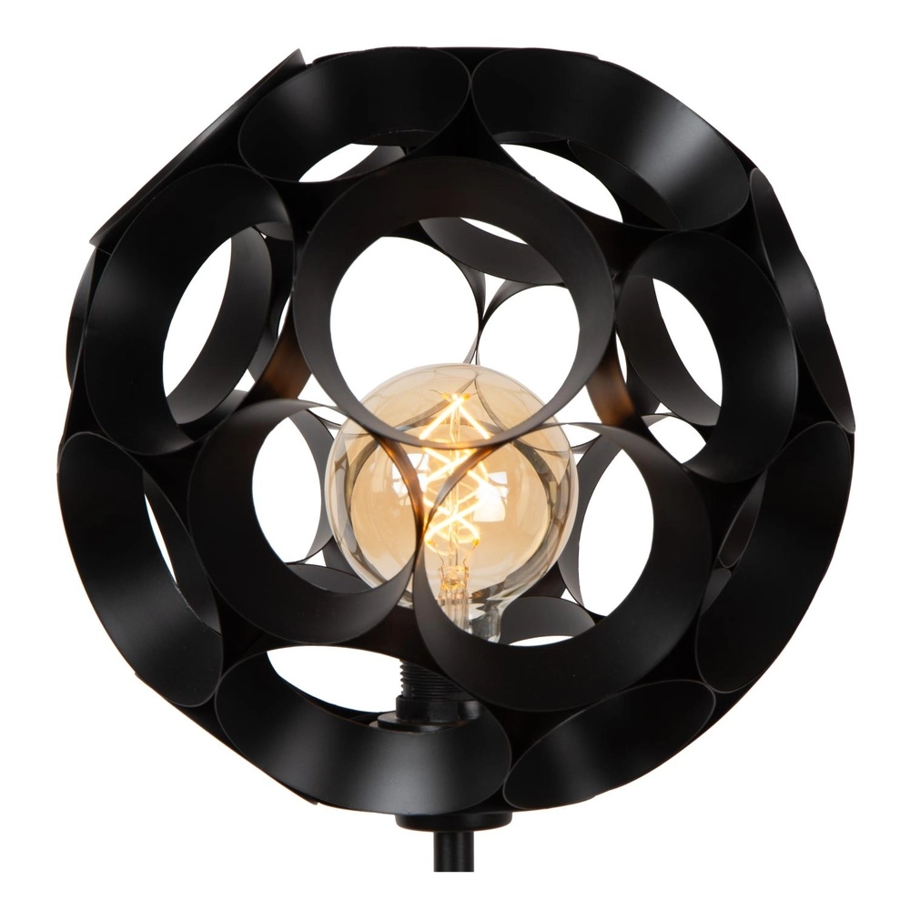 Floor lamp Hannelore Black Lucide 5411212106285