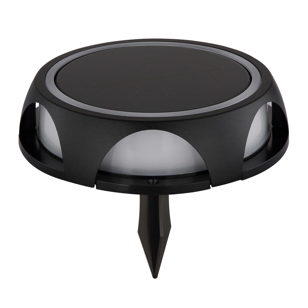 Spike light Akron Black Solar Round Globo 9007371510528
