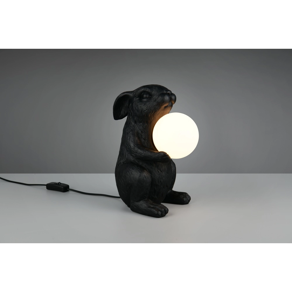 Table lamp Rabbit black Trio 4017807667882