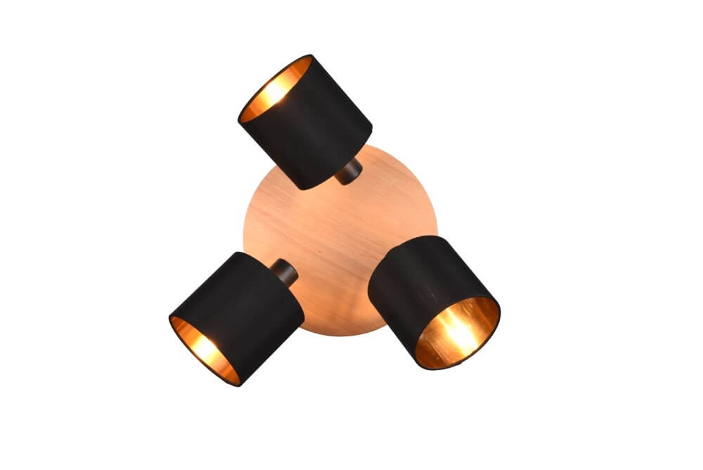 Rural ceiling spotlight Tommy 3-light Trio 4017807542585