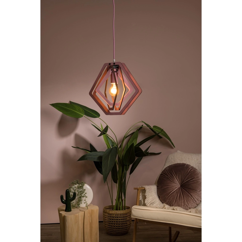 Pendant lamp for children's room Mauro pink design Lucide 5411212771513