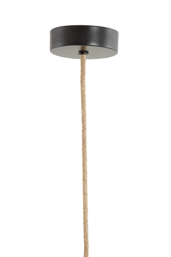Japandi pendant lamp Makassar brown Ø 50cm Light & Living 8717807706463