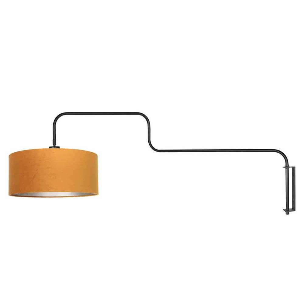 Wall lamp Bloeba black with golden hood Steinhauer 8712746177114