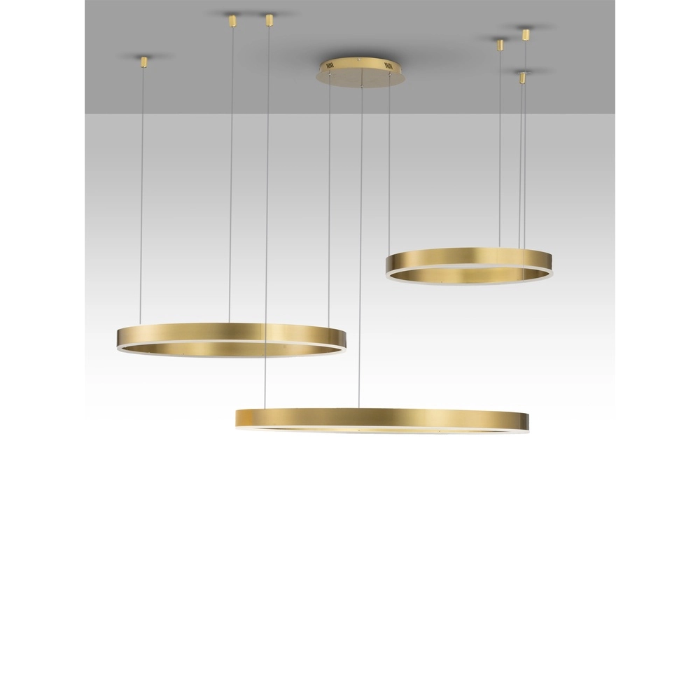 Pendant lamp Motif gold multi 3000K Lyora 5212017439246