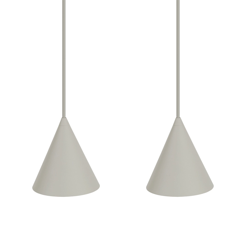 Ceiling and pendant lamp Fourty grey