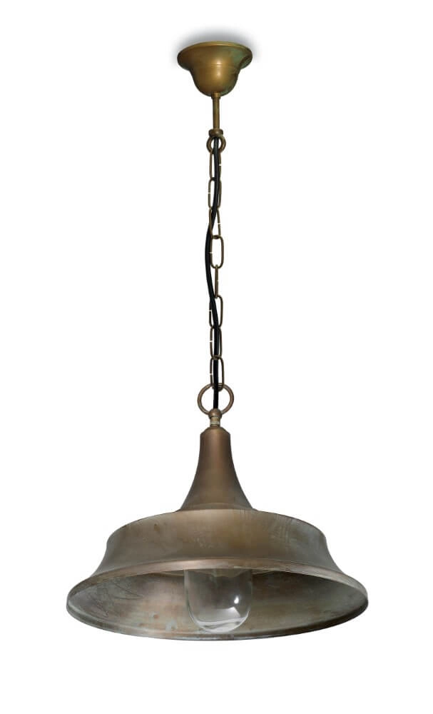 Country Pendant Lamp Atelier M - aged brass
