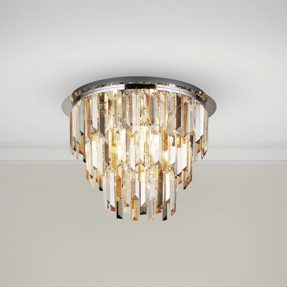 Crystal ceiling lamp Clarissa Searchlight 5053423163918