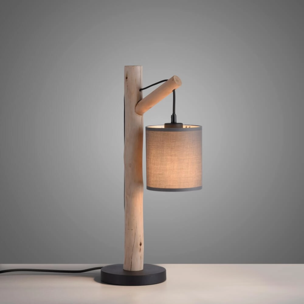 Country table lamp Green Tribu Taupe Just Light 4043689995188