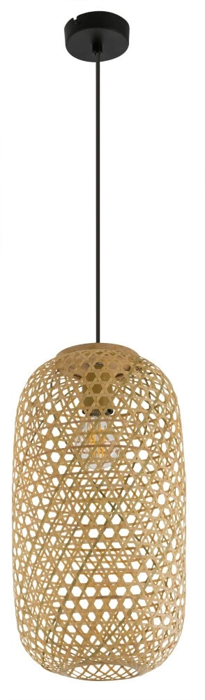Rattan hanging lamp Mirena Ø 22cm Globo 9007371406555