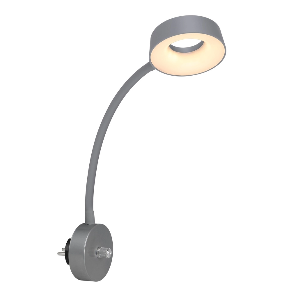 Light Lehovo for socket silver grey