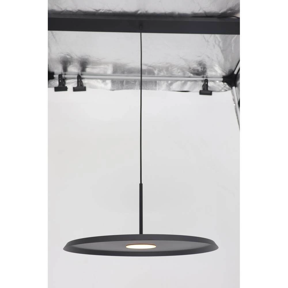 Modern pendant lamp Osorno black Ø 35cm Artdelight 8720701101661