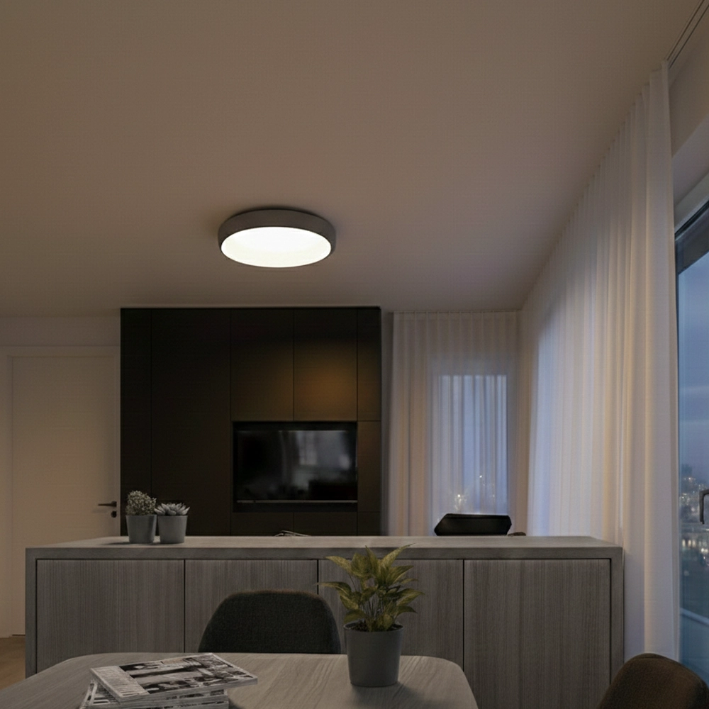 Ceiling lamp Albi grey Ø 41cm