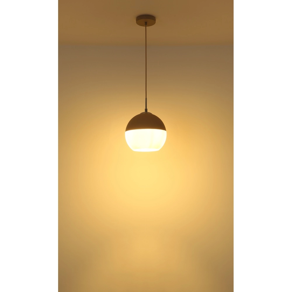 Pendant lamp Ragusa sand brown Ø 25cm Globo 9007371572786
