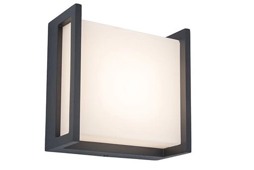 Modern wall lamp Qubo anthracite