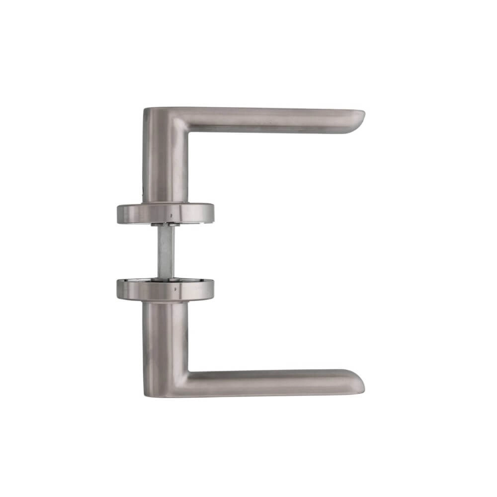 Design door handle Massief Sprung stainless steel Intersteel 8714186052181