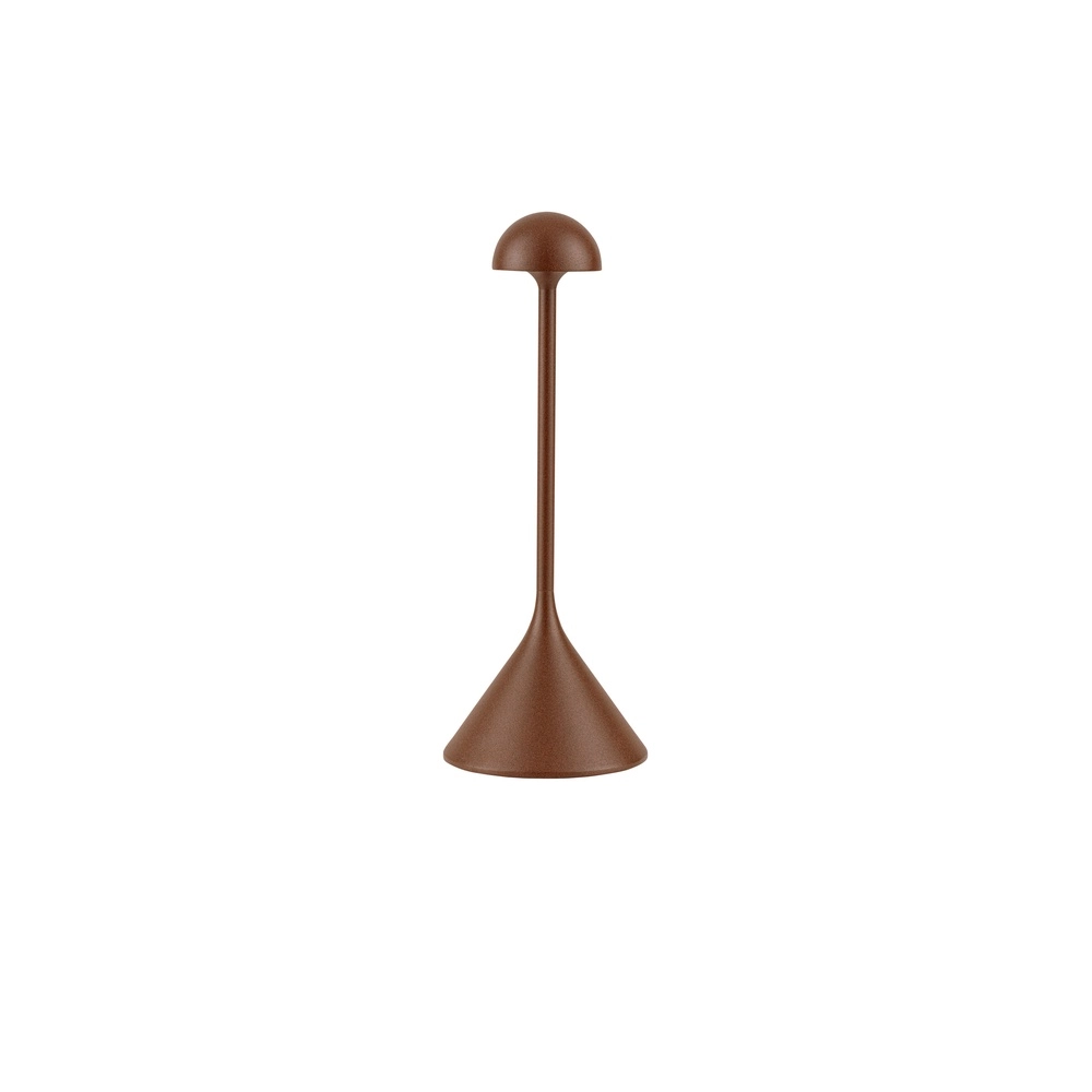 Table lamp Dalt rusty brown rechargeable with USB Lyora 5212017477040
