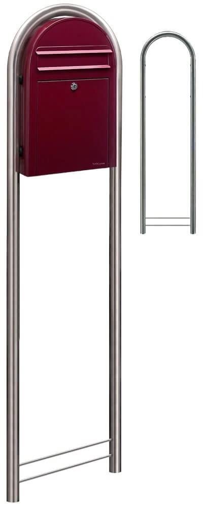 Mailbox Classic S 3005 Burgundy Bobi 6417237039132