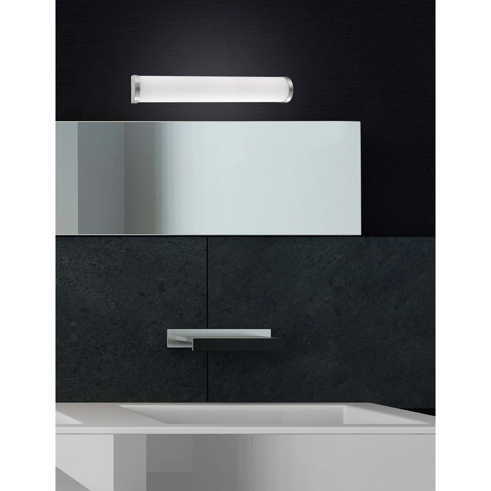 Wall lamp Polo Nickel with white 50cm Lyora 5212017405739