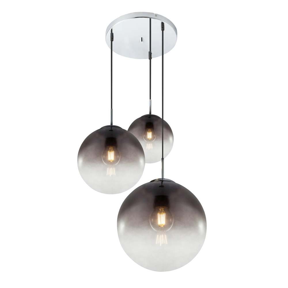3-light pendant lamp Varus chrome