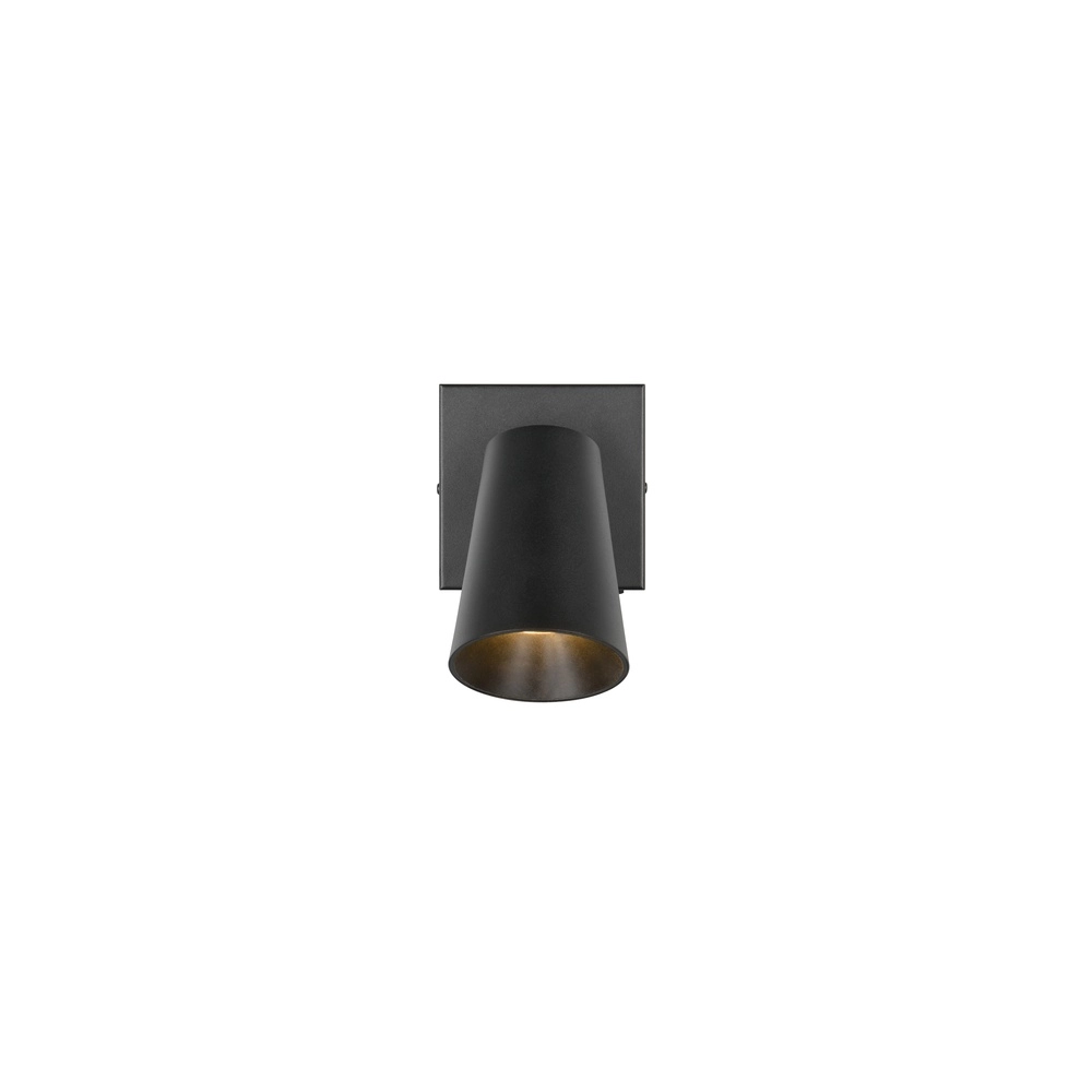 Wall spotlight Sharp Black with switch Trio 4017807627725