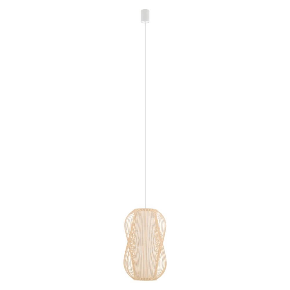 Rattan pendant lamp Puket M Ø 26cm