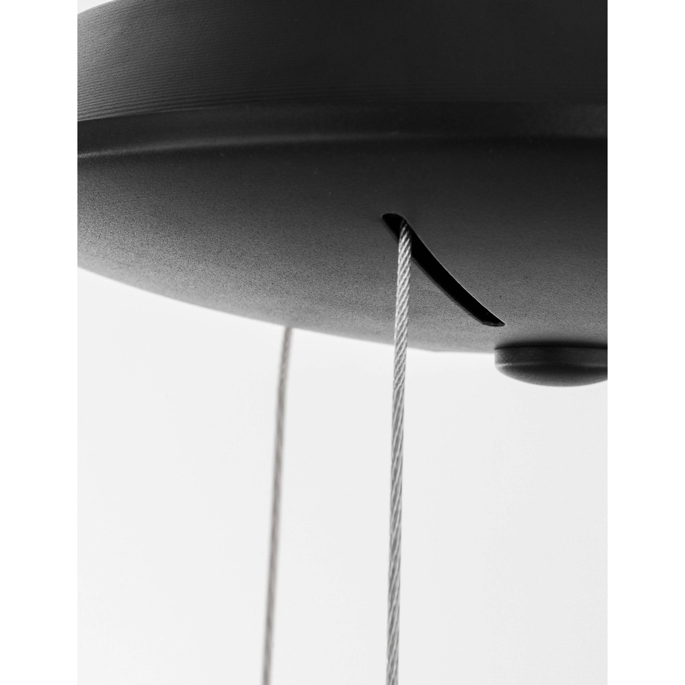 Pendant lamp Rando Thin black Ø 38cm Lyora 5212017420152