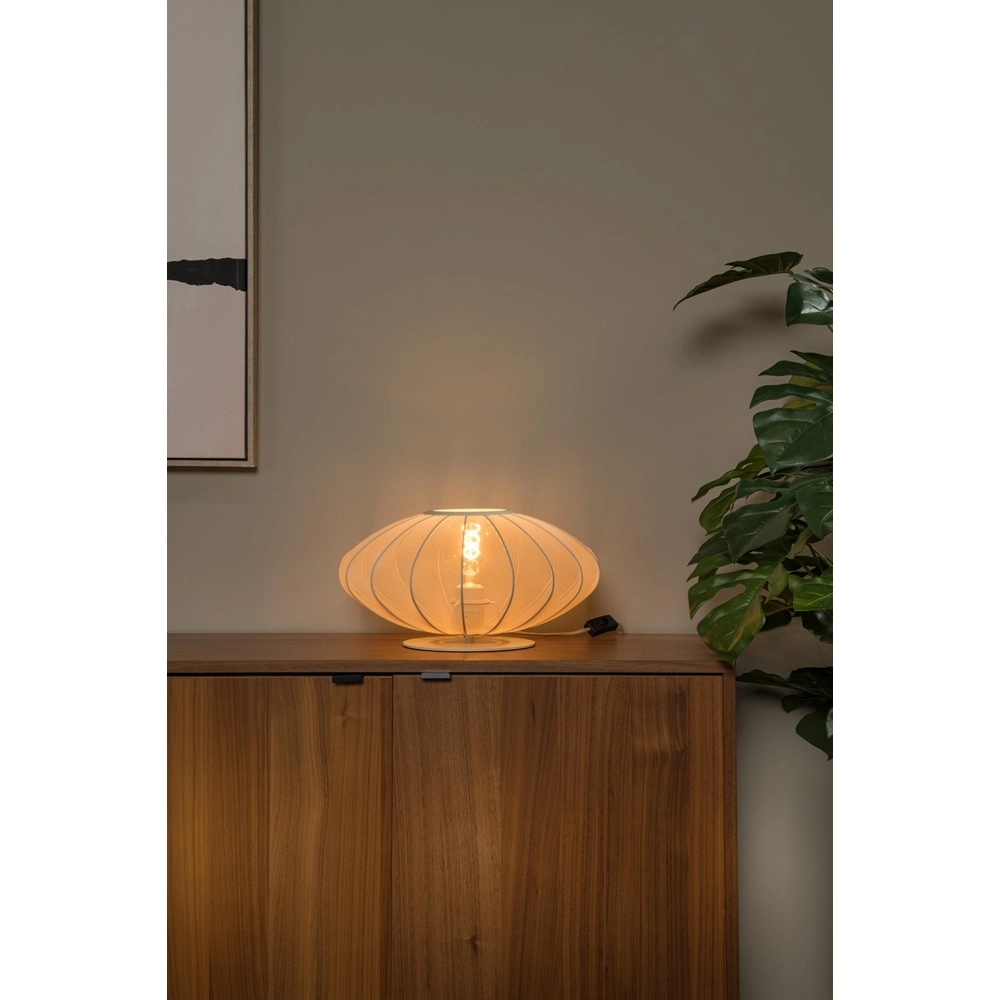Table lamp Corina sand brown Ø 40cm Lucide 5411212032058