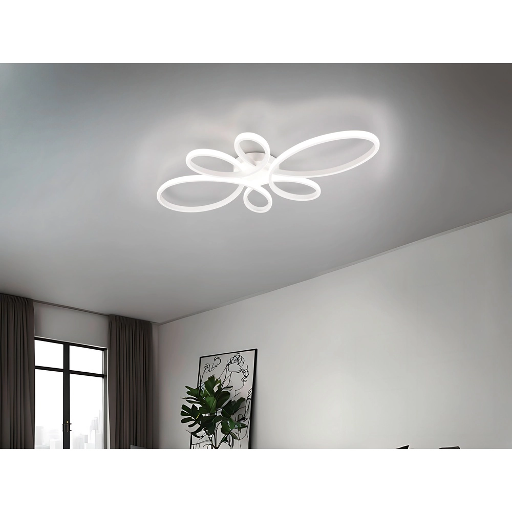 Design ceiling lamp Fly white Trio 4017807600858