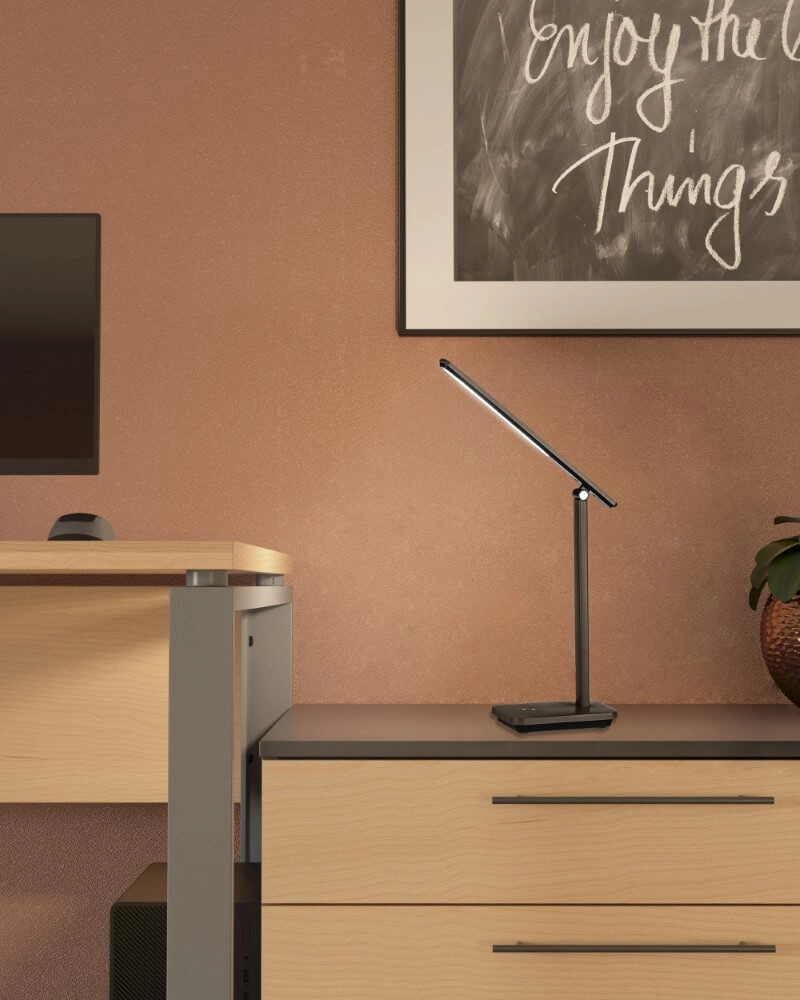 LED desk lamp Iniesta cappuccino Eglo 9008606277926