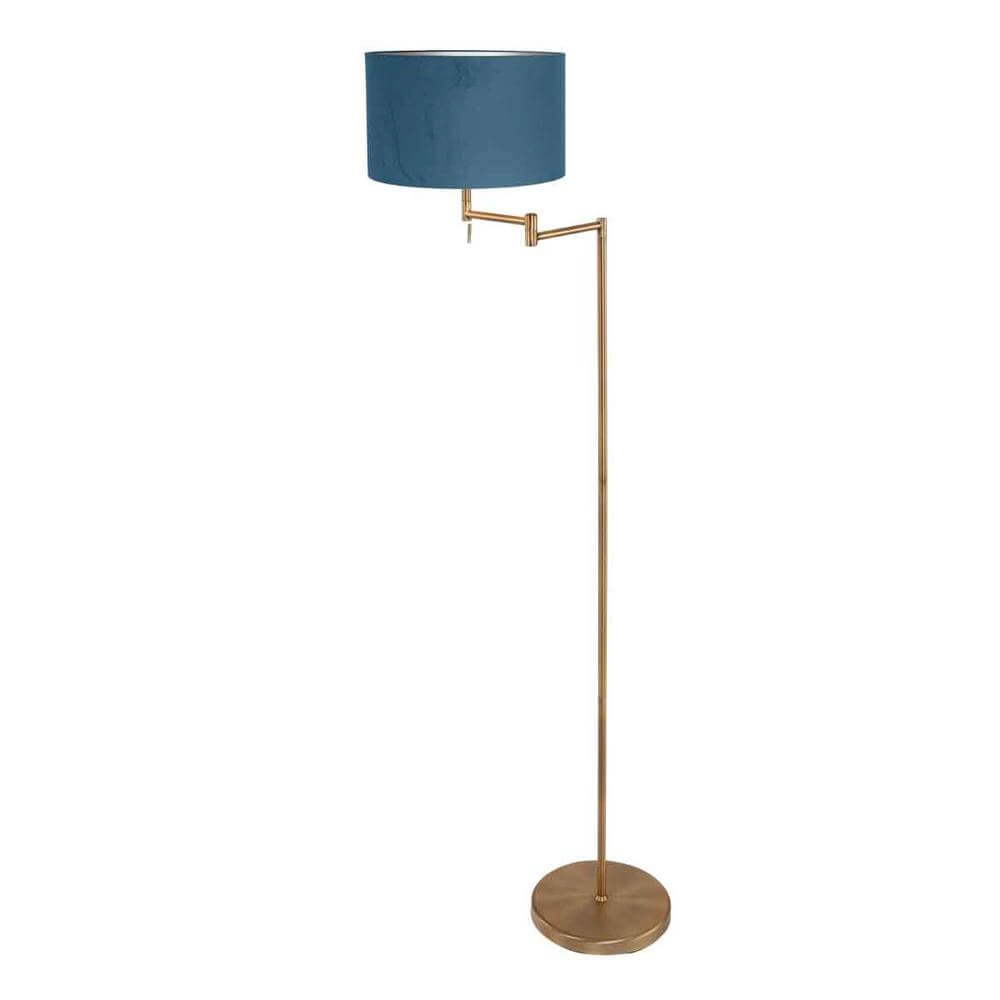 Floor lamp Bella bronze with blue cap Steinhauer 8712746174472