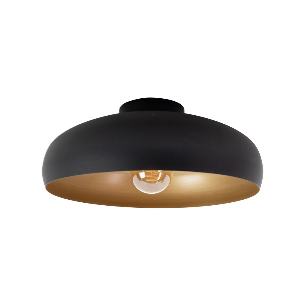 Black ceiling lamp Mogano Ø 40cm - 1x E27 Eglo 9002759318499