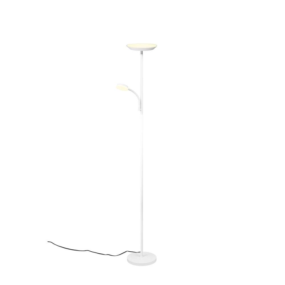 Floor lamp Specter white with reading lamp Trio 4017807612301