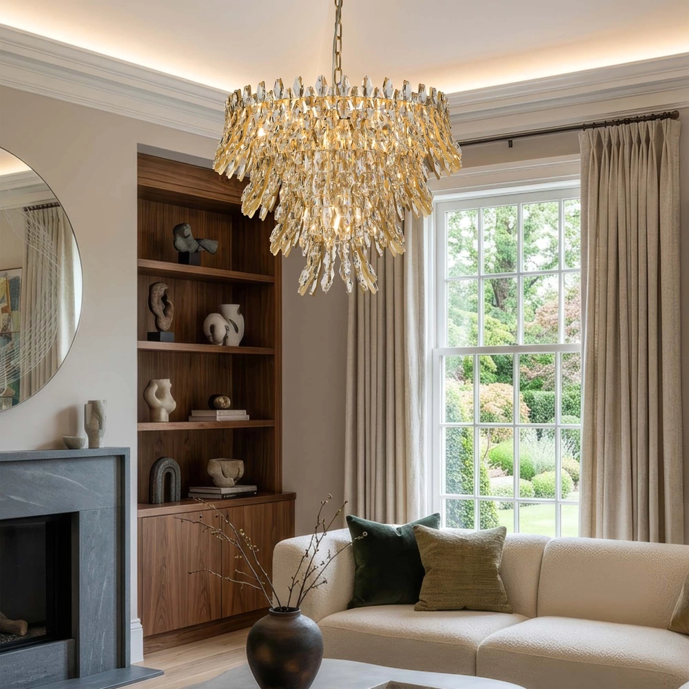 Chandelier Monarch gold Ø 60cm